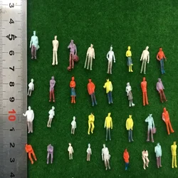 100pcs/lot architecture model n scale figure in ho train layout plastic materials 1/150