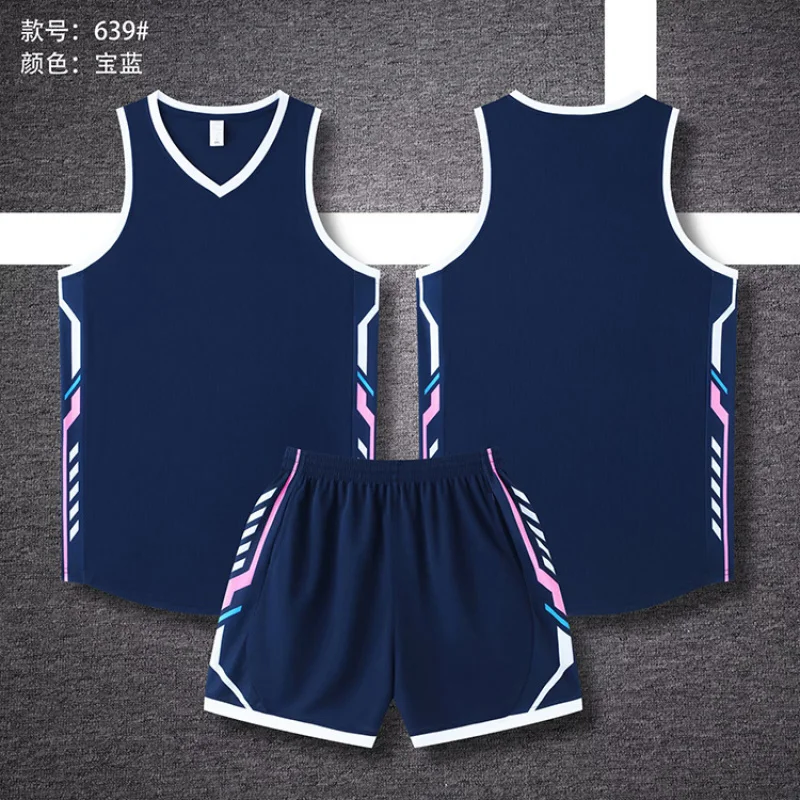 New American Style Basketball Jersey Sports Set Men, Uniform Competitions, Children'S Training Wear, Custom Je