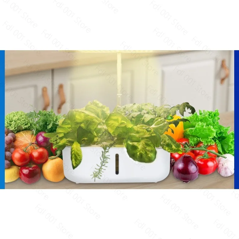 Smart Hydroponic Growing System Indoor Soilless Planter with Full Spectrum Grow Light for Vegetables Fruits Plants