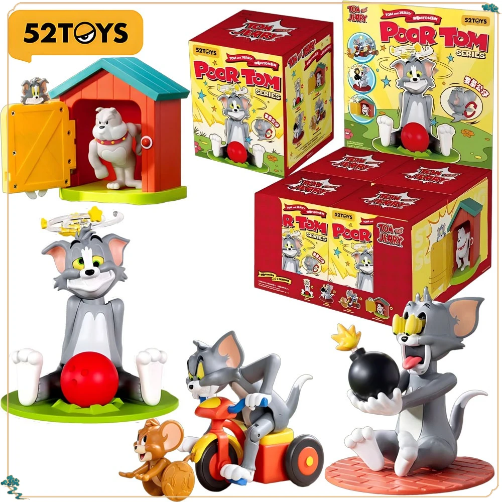 Новая оригинальная аниме-фигурка 52toys Tom and Jerry