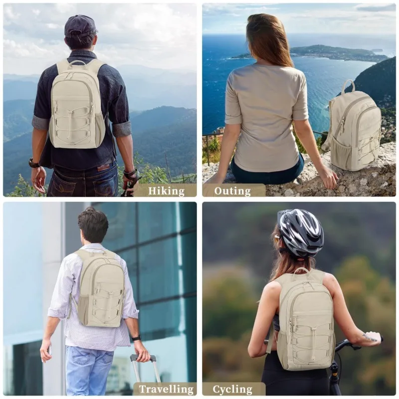 Zaino pieghevole Viaggio all'aperto Escursionismo Ciclismo Arrampicata Borsa da pendolarismo Grande spazio di archiviazione Zaino sportivo leggero per gita