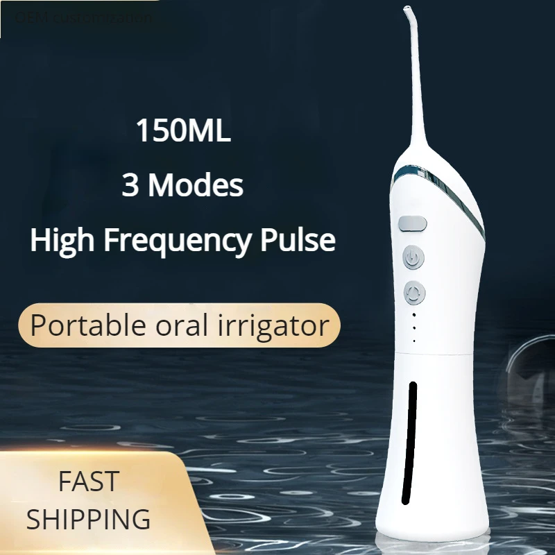 Hilo Dental eléctrico portátil para el hogar, espray de limpieza de dientes Oral, escalador Dental, 150ML