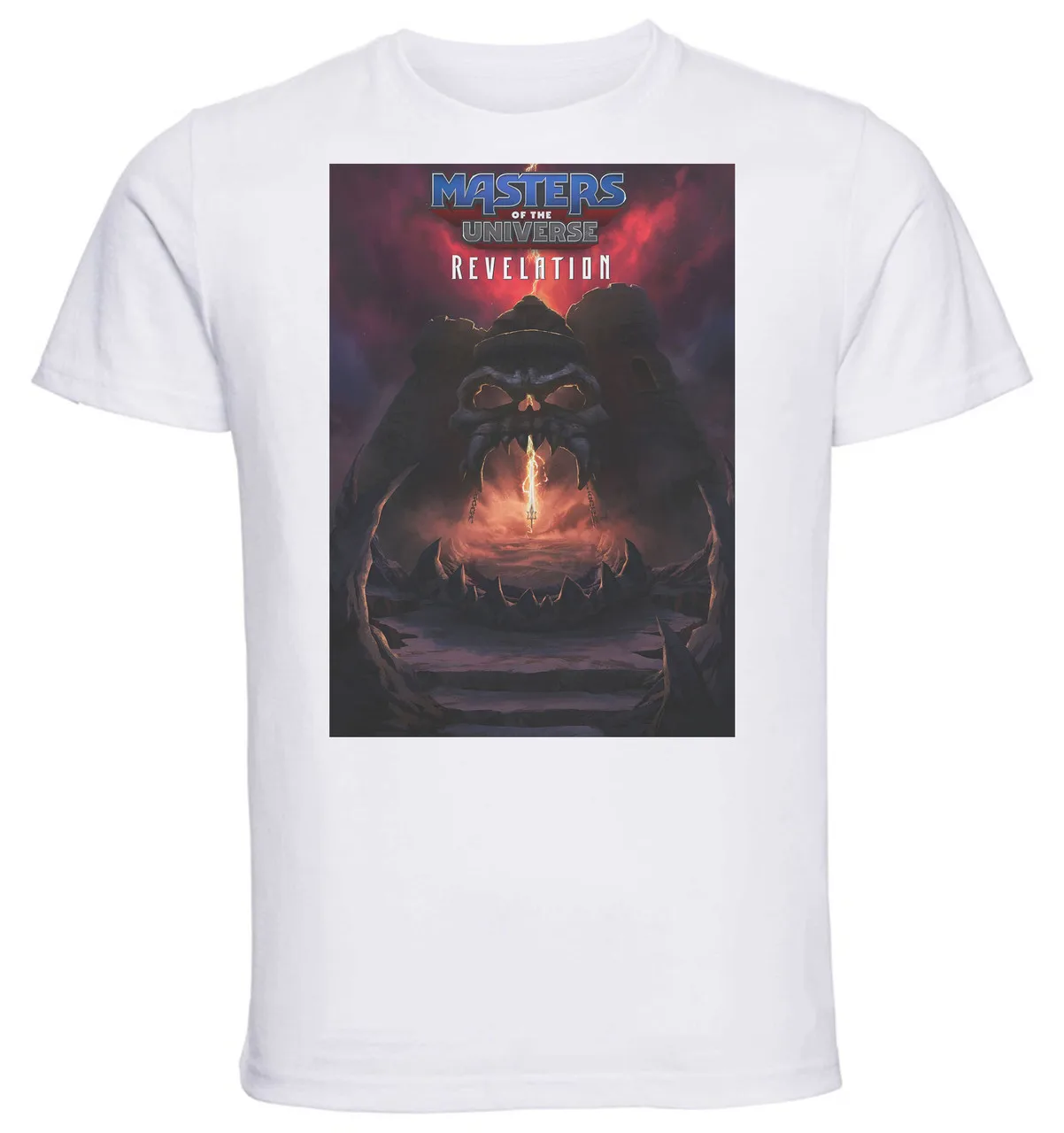 T-Shirt Unisex White TV Series Playbill Masters of the Universe Revelation