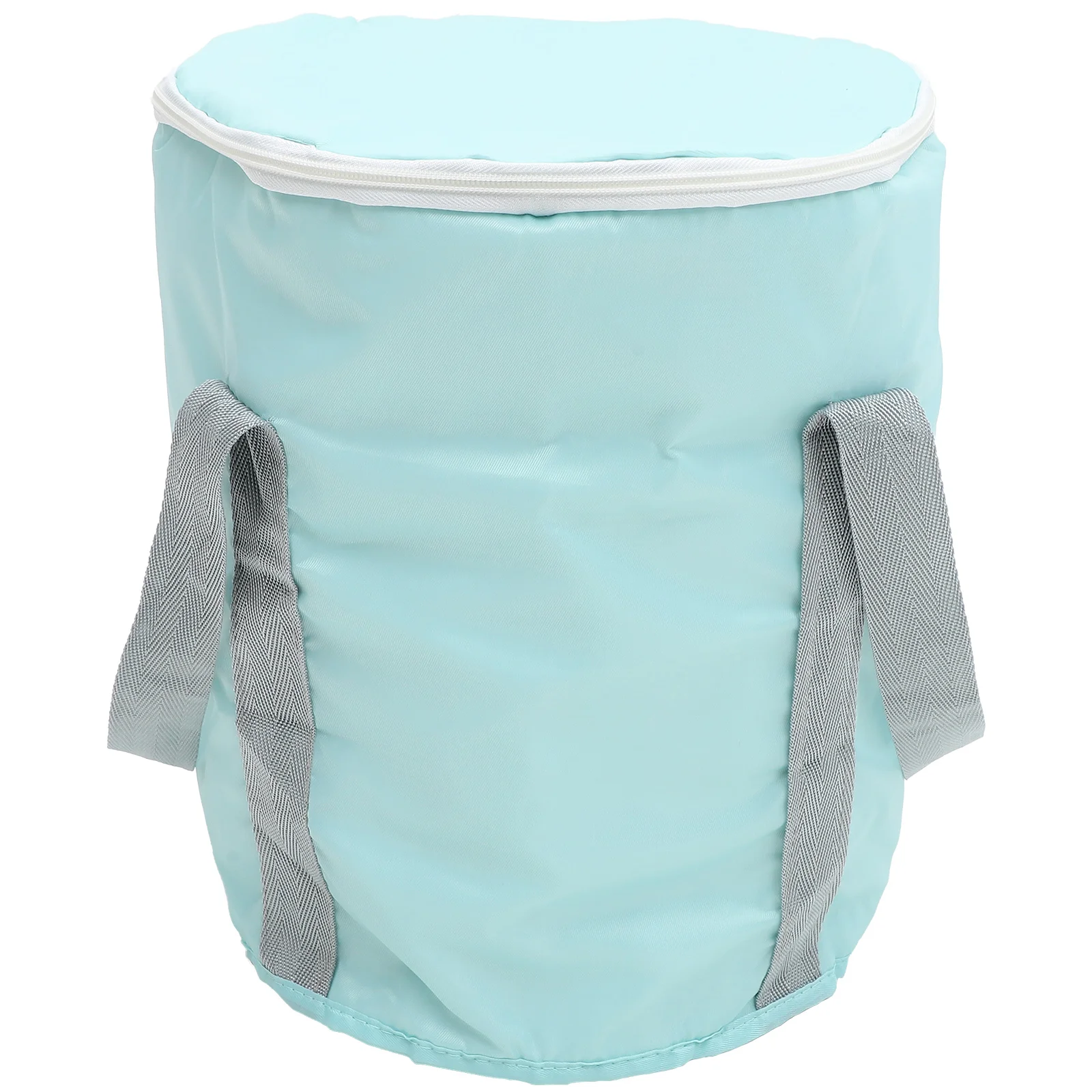 

Portable Foot Bath Camping 37x30cm Soak Tub Ice Soaking Bucket Sky-blue Spa Basin Travel