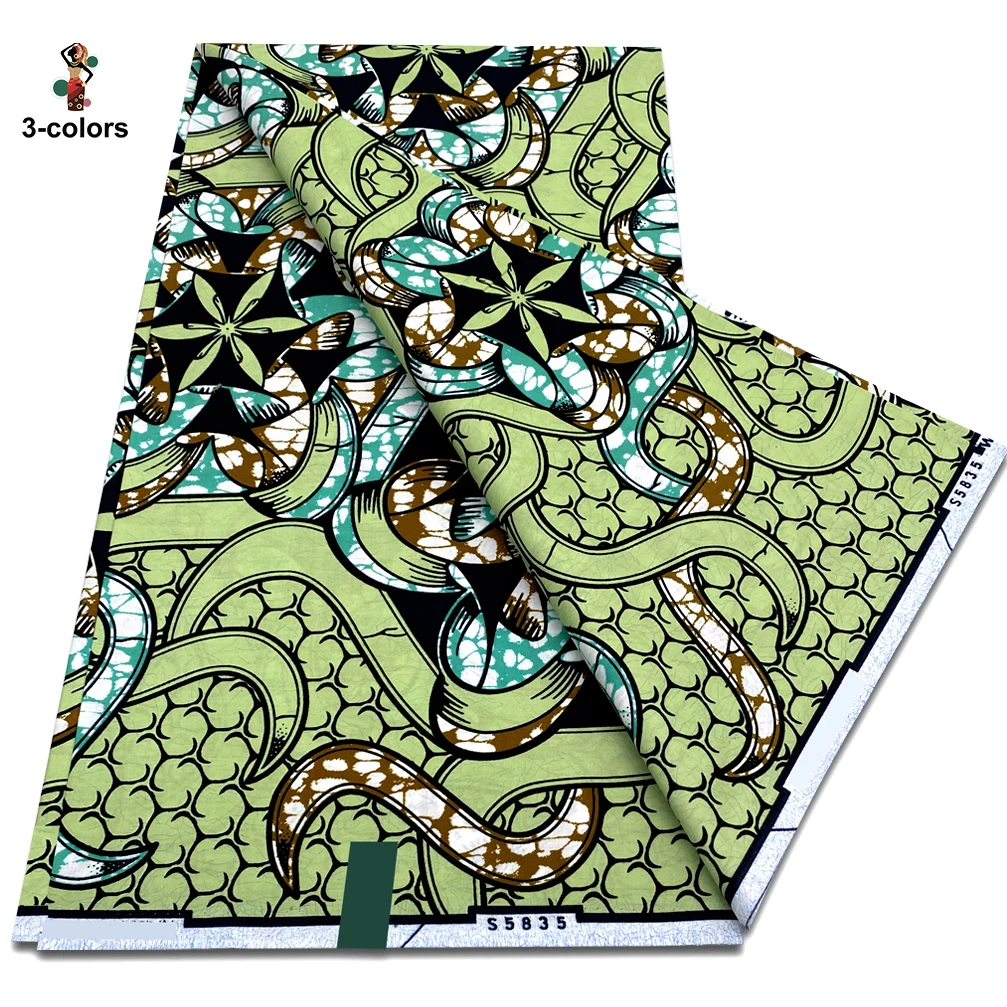 2025 Gegarandeerd echte originele Afrikaanse waxprintstof Echte Nigeriaanse 100% katoen Ankara Waxstof Zachte Pagne Spuer Batik