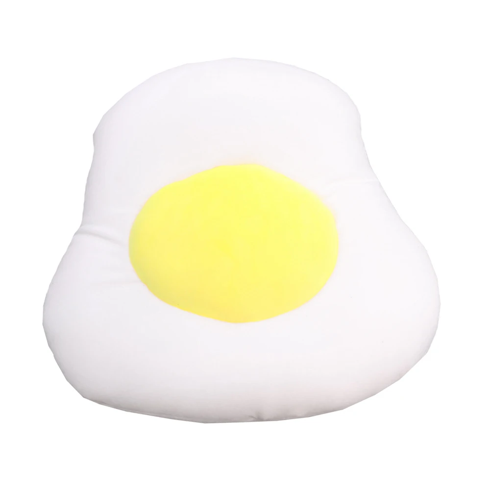 

Poached Pillow Decorative Soft Throw Pillows Round Cute for Bed Sofa Bedroom Living Room Party Gifts