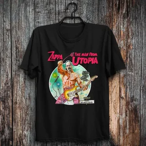 Der Mann von Utopia Frank Zappa T-Shirt Retro, The Utopia Man, Gitarre, Steve 8 Hauptverkaufsgitarren Steve Vai - №5