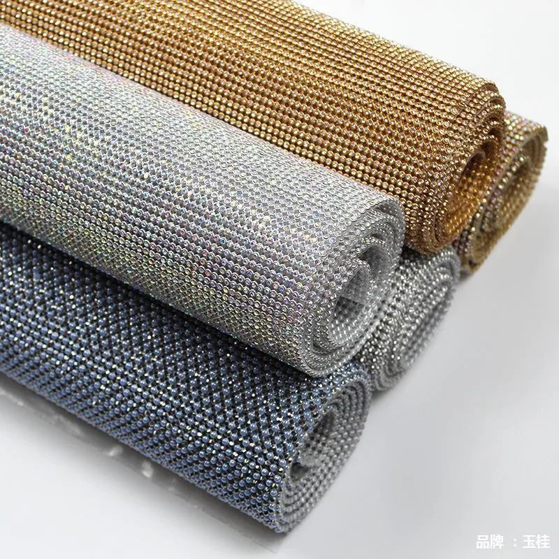 

Shining Rhinestone Aluminum Mesh Diamond Sticker, DIY Clothing Cup, Bags, Shoes, Accessories, Back Adhesive Rhinestone Sticker