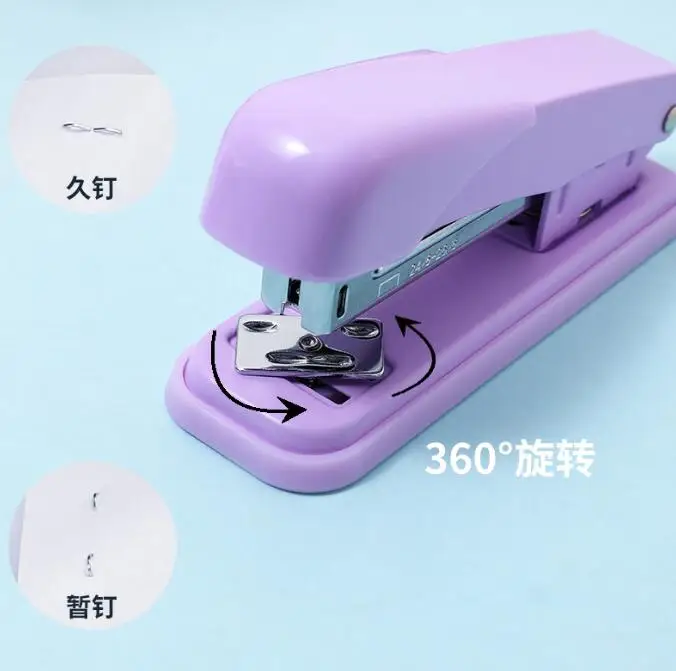 NO12 Macaron Color All Metal Stapler For Office And School Supplies