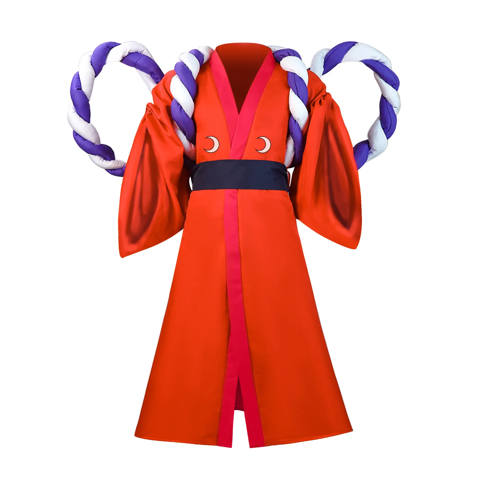 Wano Country Kozuki Oden Cosplay Costume Anime Kimono Outfit Full Set for Halloween Party - view 6