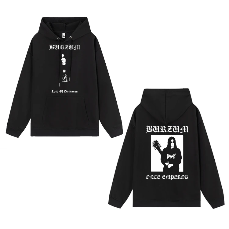 Burzum Heavy Metal  Hoodie Graphic Y2K Gifts Mens Women Hooded Sweatshirts Vintage Hip Hop Streetwear