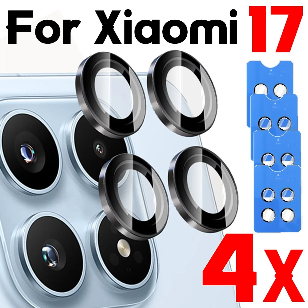

2-4 шт. для Xiaomi 17 Pro Max, защитная пленка из закаленного стекла для объектива, защита от царапин, задняя камера, защитные пленки для Mi 17/17 Pro/17 Pro Max