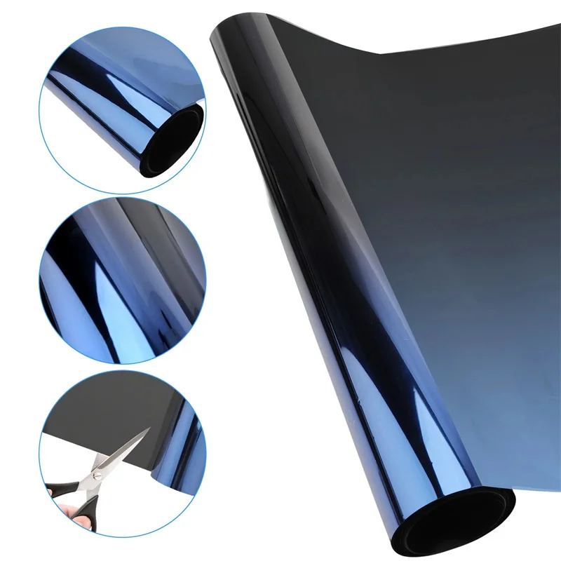 3 Meter Gradient Car Film Heat Insulation UV Protected Color Change Film Exterior Accessories Window Tint Side Windshield