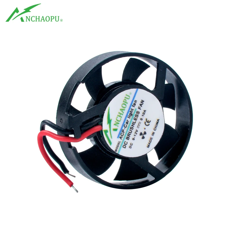 

9V 12V Diameter 3cm 30mm fan 30x30x7mm Ultra-thin circular mini cooling fan for LED car lights