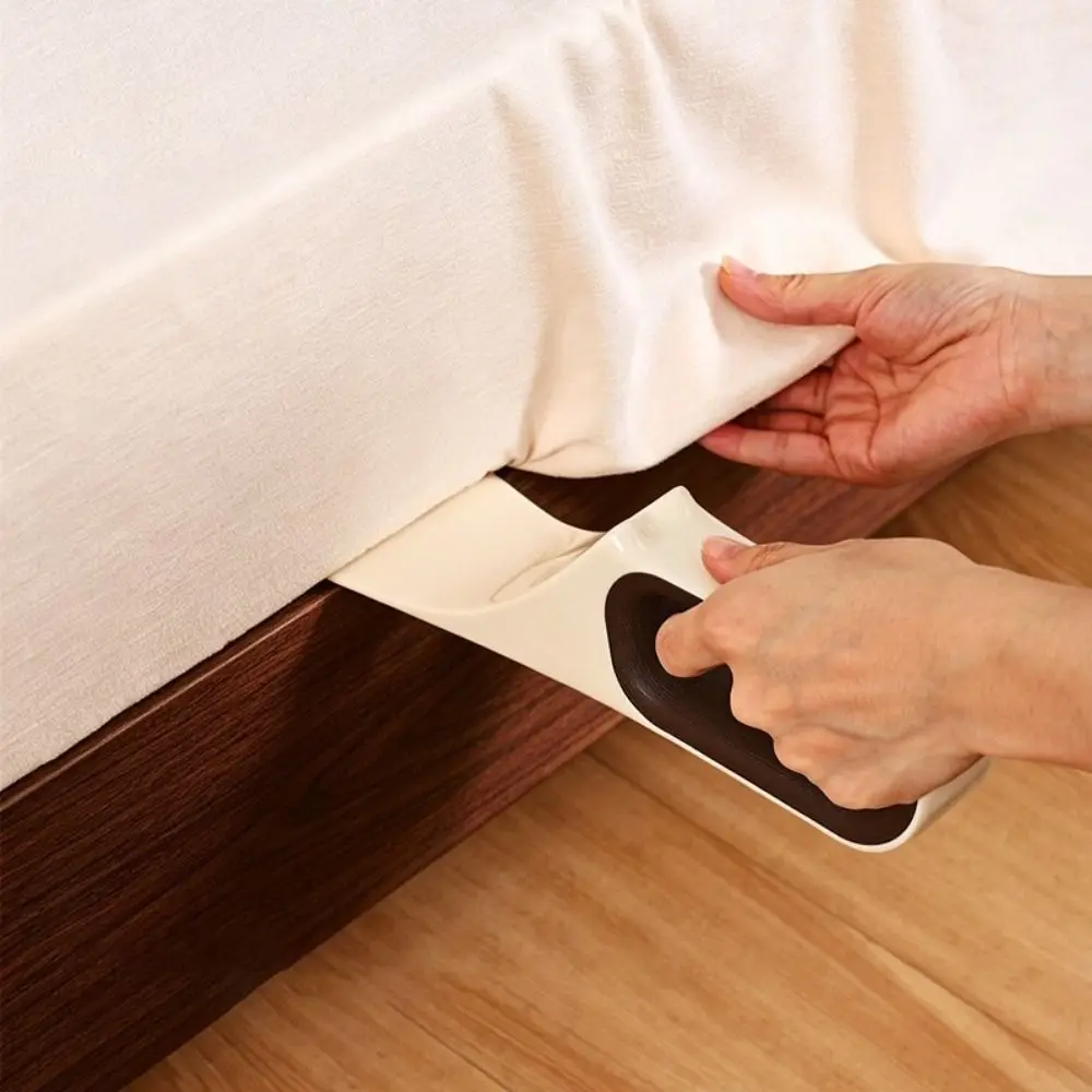Plastic Mattress Wedge Elevator Labor-Saving Ergonomic Design Bed Sheet Tucker Efficient with Lint Remover Mattress Organizer