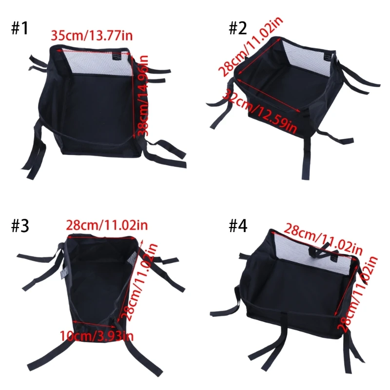 Portable Stroller Bag Practical and Functional Storage Solution Baby Pram Bottom Organiser Case Box for Pushchairs