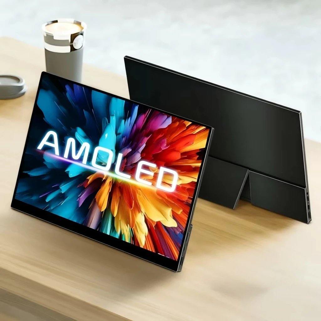 

13.3" 14" 15.6" 17.3" AMOLED Touch Screen Portable Monitor 4k for PS4/5 for Switch Game for Laptop for Gaming Video Business
