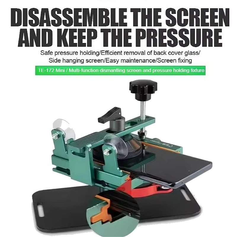 

4 in1 Cellphone Screen Separator Mobile Phone Back Cover Opener Ergonomic Non-slip Repairing Supplies For Lcd Replacement