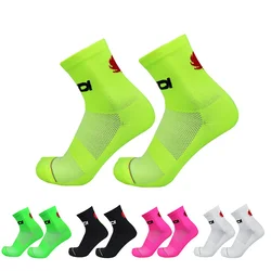 Chaussettes de vélo de course professionnelles pour hommes et femmes, respirantes, sports de plein air, cyclisme sur route, 2023