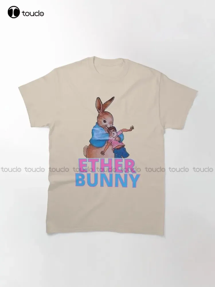 Ether Bunny Classic T-Shirt Swim Shirt Women Outdoor Simple Vintag Casual T Shirts Custom Gift Xs-5Xl Printed Tee Streetwear