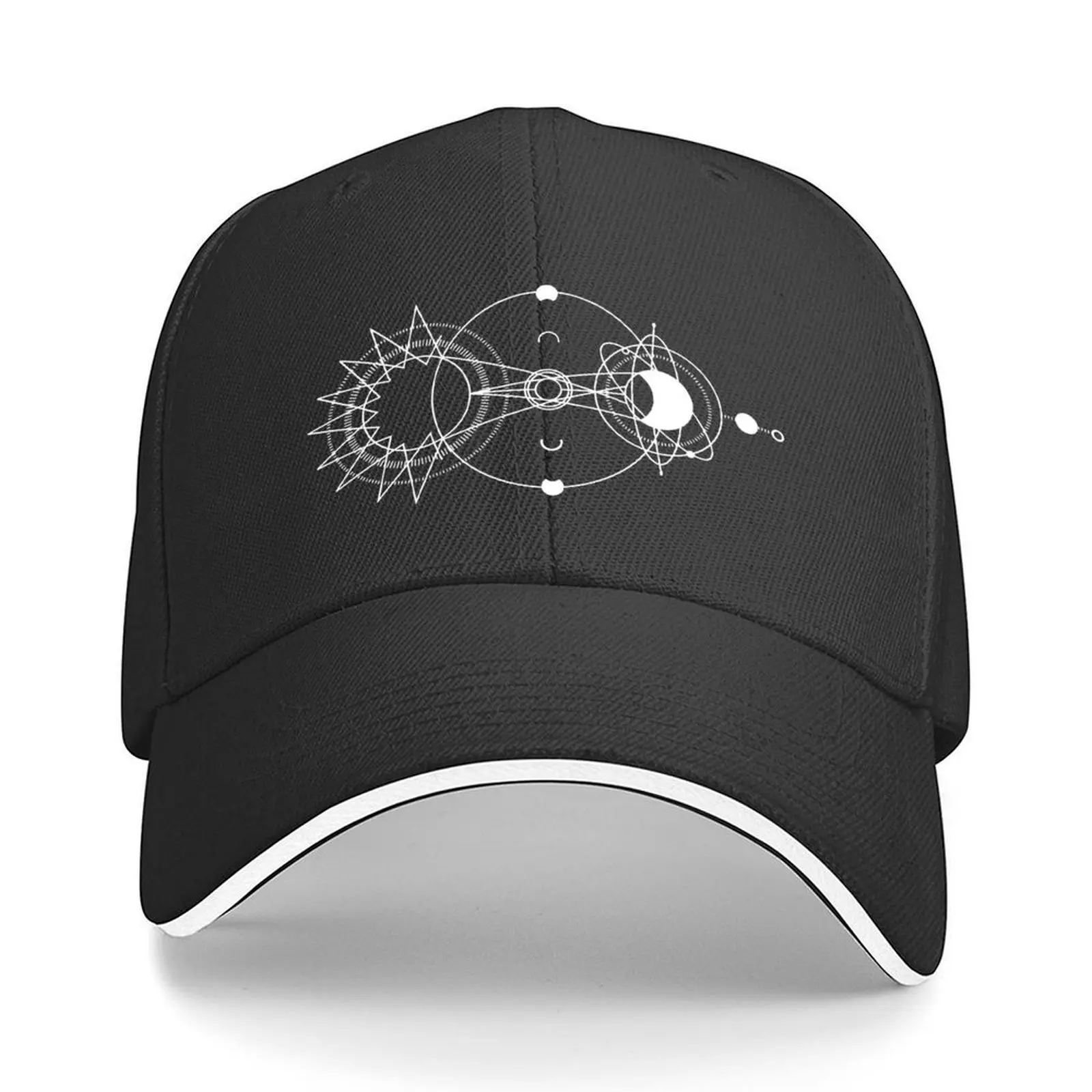 

ayan and akk's hoodie and cap print, the eclipse Baseball Cap Golf Hat Man Beach Outing Golf Hat Beach Mens Caps Women's