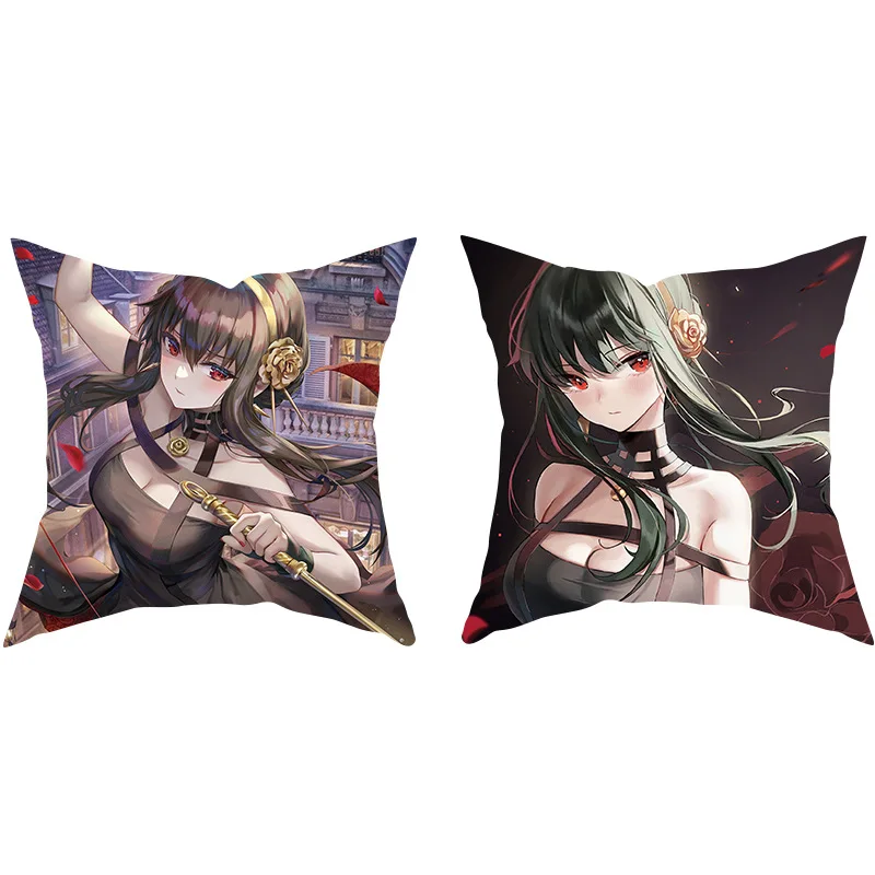 ปลอกหมอนอิงลายการ์ตูนอนิเมะญี่ปุ่น SPY×FAMILY ขนาด 45x45 ซม. สินค้าอนิเมะน่ารัก ของขวัญชิ้นเล็กๆ