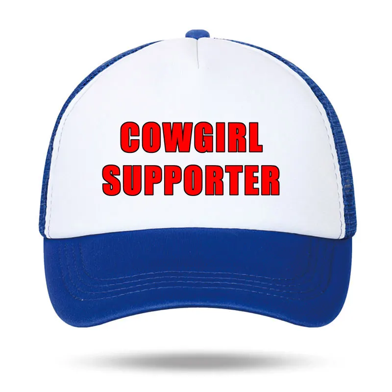 Cowgirl Supporter Foam Trucker Cap Fashion Girl Outdoor Sun Visor Cap Woman Casual Daily UV Protection Sun Beach Summer Caps