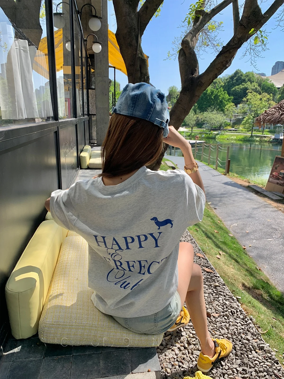 

Женский свободный повседневный летний топ Yang Pao Pao: новая модная модель для стройности