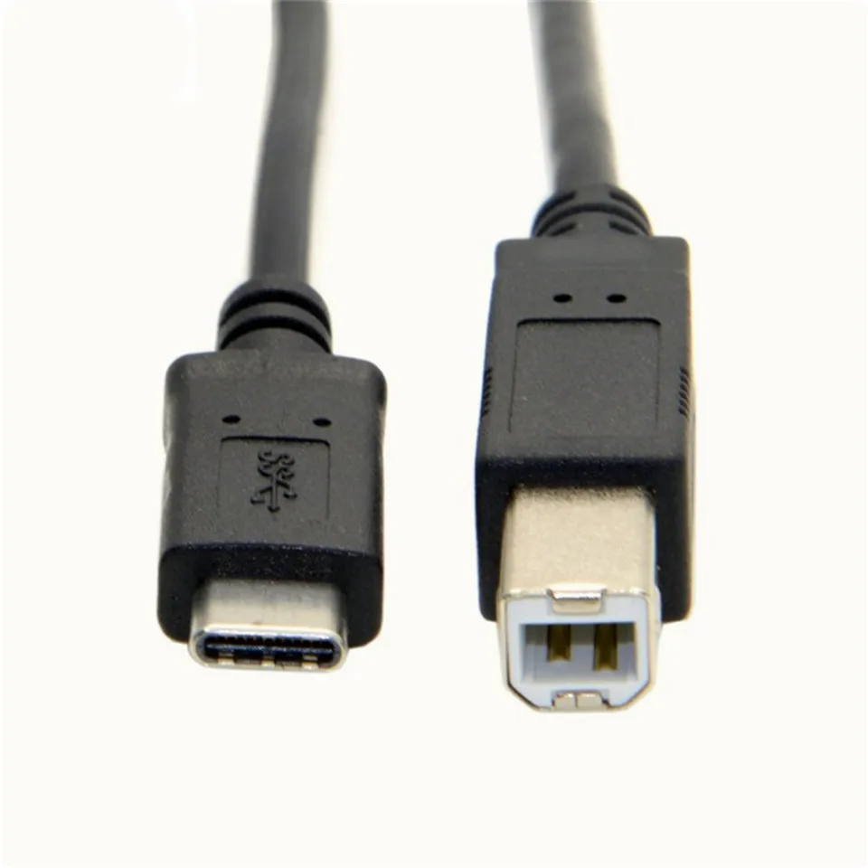 USB C to USB B 2.0 Printer Cable Printer Scanner for Epson HP Canon Brother MacBook Pro Samsung MIDI Controlle Cable 1M