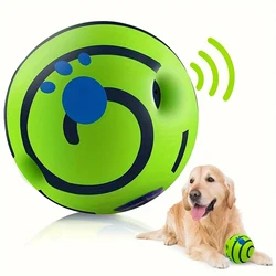 Dog Toy Balls Interactive Dog Toys Funny giggling sounds when rolled or shaken Dog Chase Toy Balls Dog Outdoor Balls