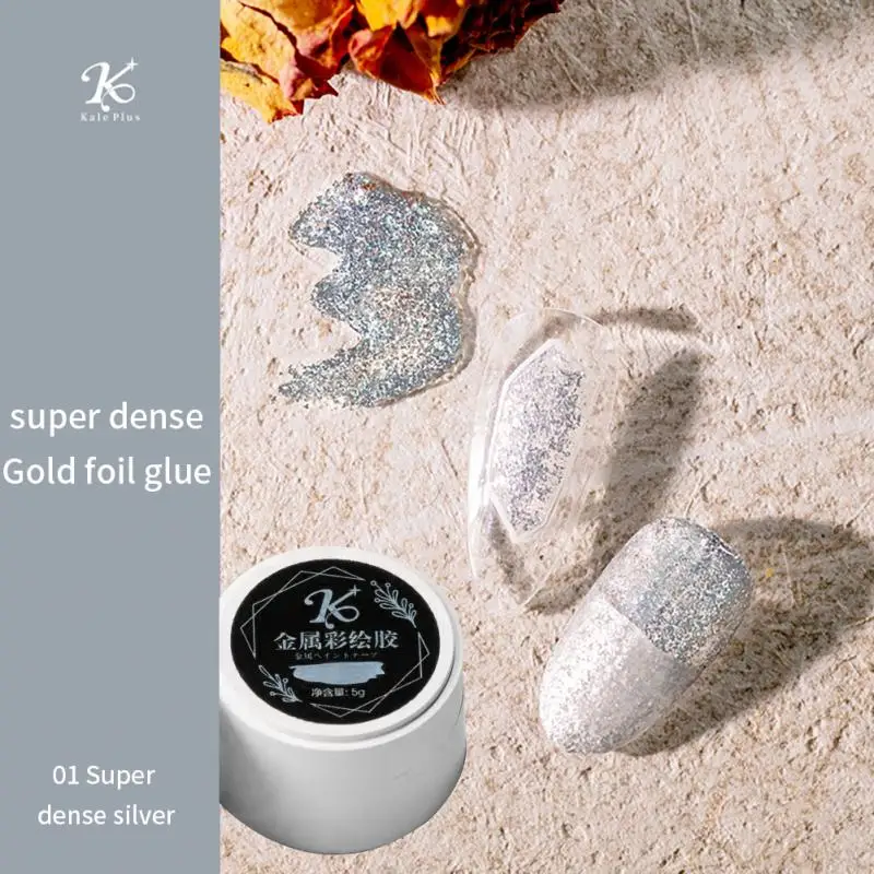 Metall linie Nagellack Gel Glitter Ver nissen glänzende Top Base Coat Voor Nagels Set Semi Permanente Voor Maniküre Nail Art tslm1