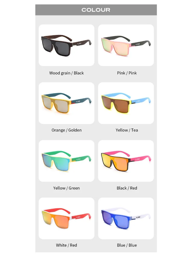 AliExpress karos Karos New Polarized Sunglasses Unisex Square Colorful Retro Glasses UV400 Outdoor Driving Fishing Hunting Cycling Eyewear YZ2038