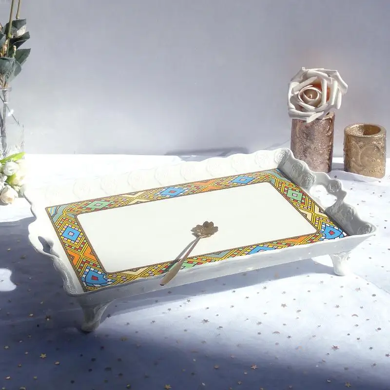 لوحة سيراميك، صينية فنجان القهوة، صينية الشاي، صينية تخزين أكواب الماء عبر الحدود #1