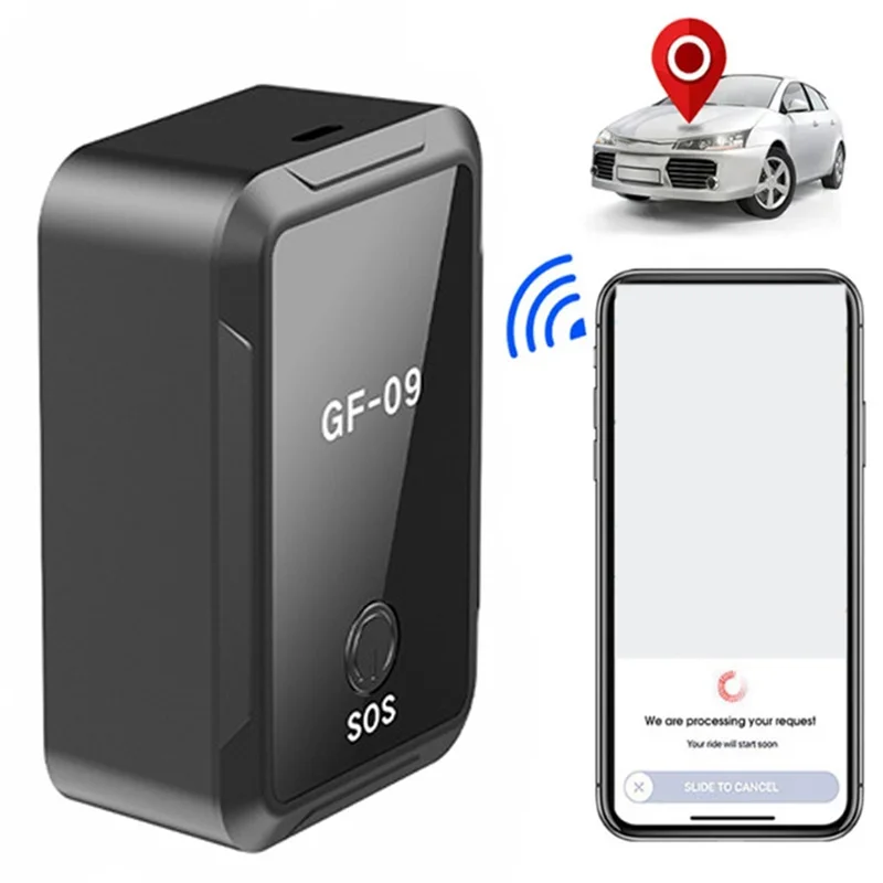 AA08-GF-09 Мини GPS-трекер Устройство позиционирования автомобиля Анти-потерянное отслеживание в реальном времени Запись SIM-локатора Карта Wi-Fi Автомобильный аксессуар
