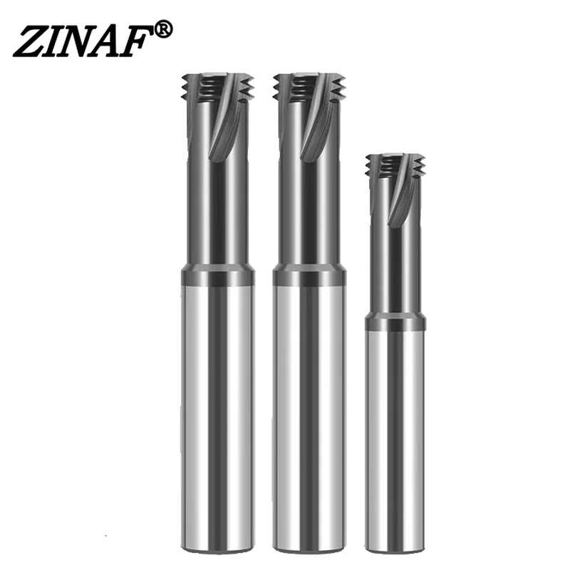 3 Tooth Three tooth thread milling cutter M1 M1.2 M1.6 M1.8 M2 M3 M4 M5 M6 M8 M10 M12 CNC mills Cutter Machine Solid Carbide