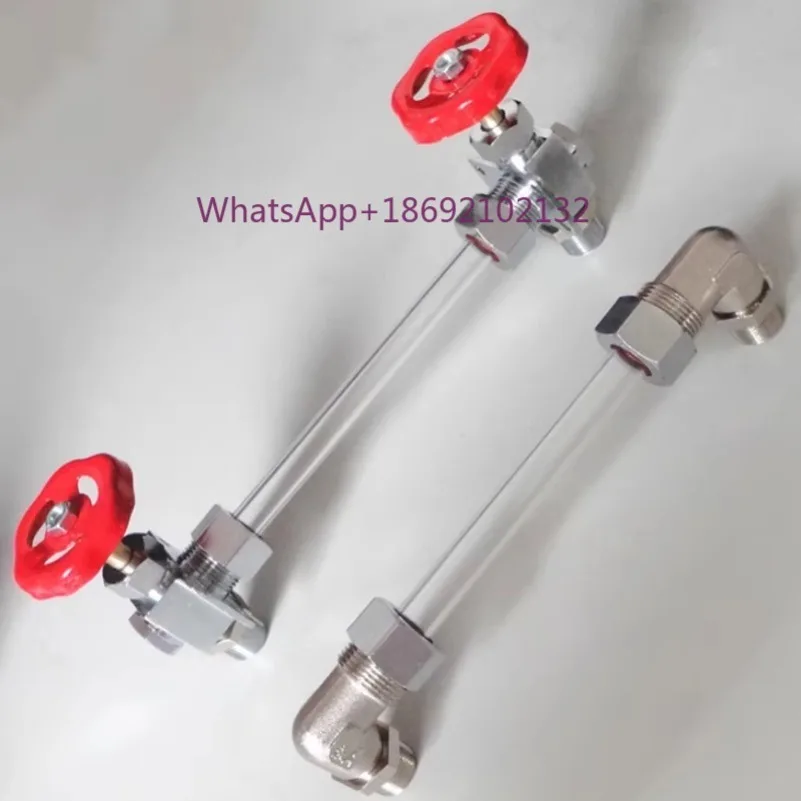 Cork Water Level Gauge 3 Branch Glass Tube Elbow Steam Generator Boiler Water Level Elbow Water Steam Tube Tube Steaming