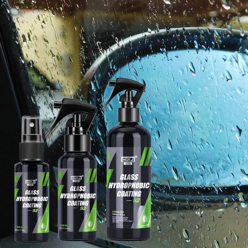 Spray anti-pluie pour vitre de voiture, agent de revêtement anti-buée étanche, spray anti-buée pour rétroviseur et pare-brise