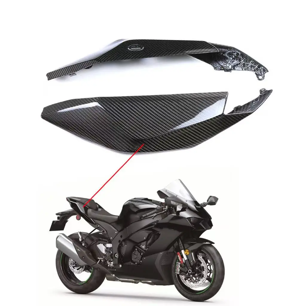 Suitable for Kawasaki zx10r Daniu 2021+ motorcycle accessories 100% pure dry carbon fiber car cowl hood hood fender