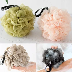 Soft Mesh Bad Schwamm Bälle Körper reiniger Peeling Wäscher Bade kugel Nylon Reinigungs bürsten Dusche Puff High-End Bad Blume