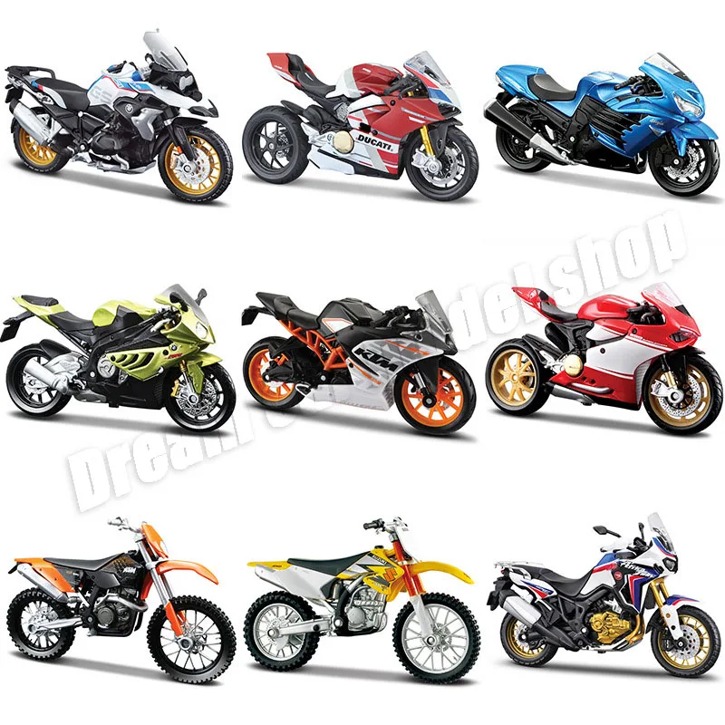 Maisto 1:18 BMW R1200 GS Ducati 1098 S Tricolore Honda Africa Twin DCT Kawasaki Ninja ZX -14R Motorcycle Model Toys Collectible