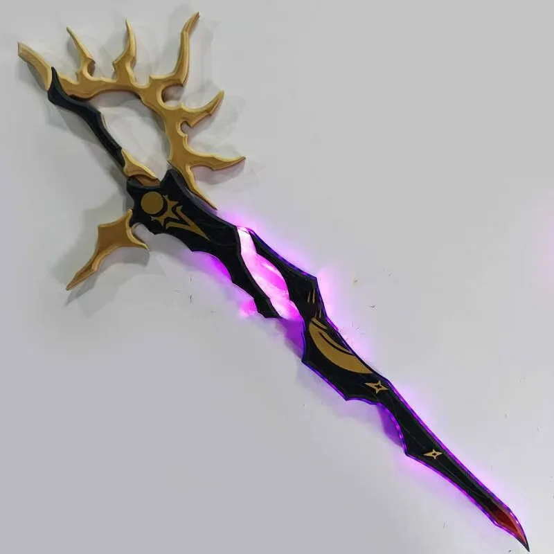 Flamme Reaver Cosplay Leuchtendes Schwert und Mondstock Waffe Spiel Honkai Star Rail Phainon Cosplay Prop Halloween Party Zubehör