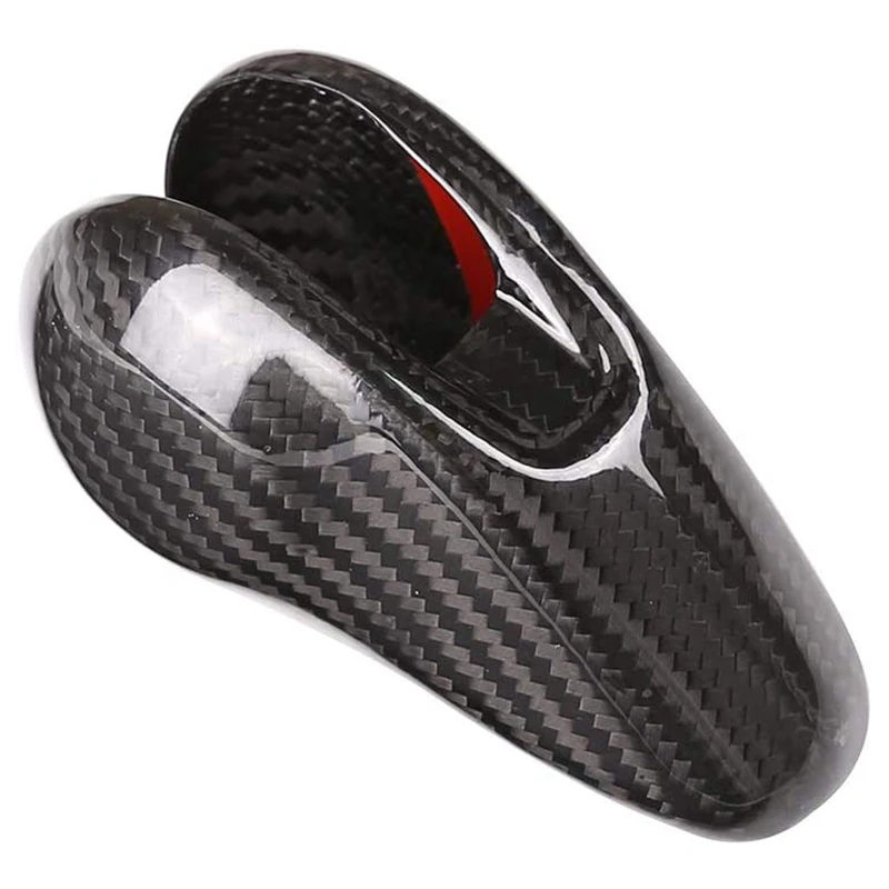 

Real Carbon Fiber Gear Shift Knob Head Cover Trim Fit for 2014-2020 S 2014-2016 718 2016-2019