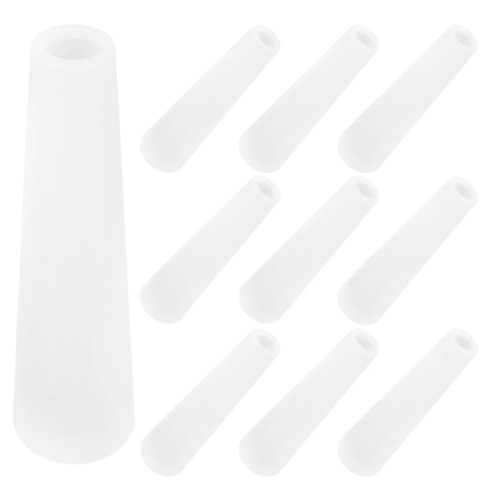 

10pcs Plastic Yarn Cones Tapered 3°30' Fade Resistant For Sewing Knitting Craft Projects Thread Winding Board Plastic Bobbins