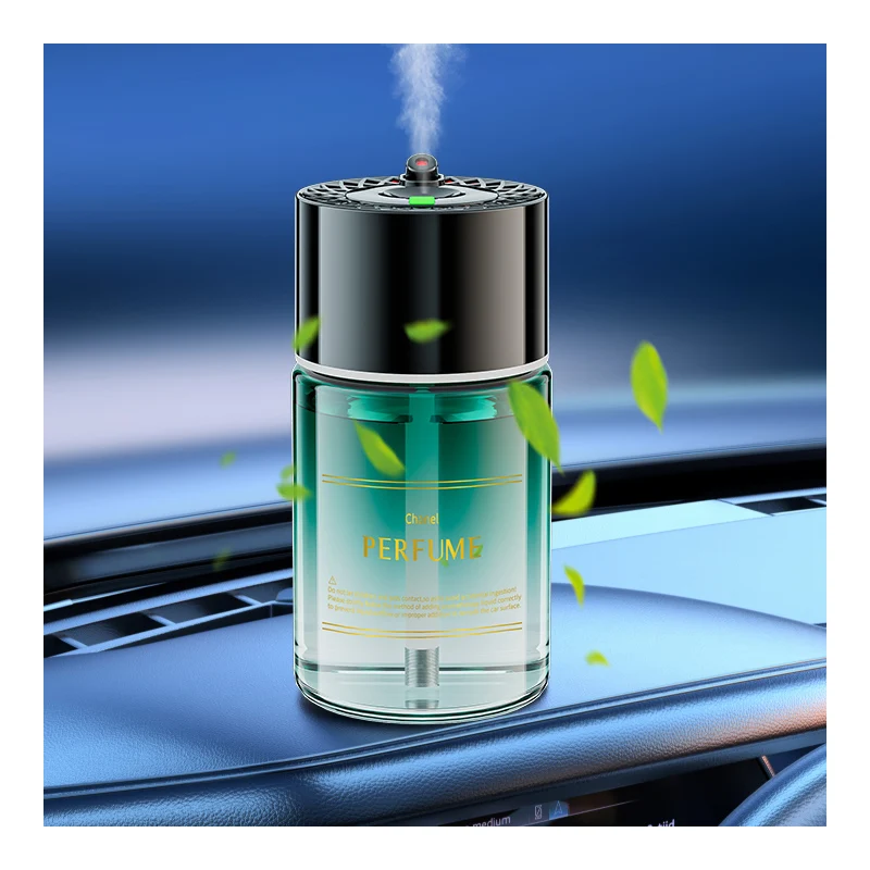 

Car Air Freshener With Light 160ml Lighted Air Freshener Car Diffuser Intelligent Odor Removal Diffuser Precise Timing Automatic