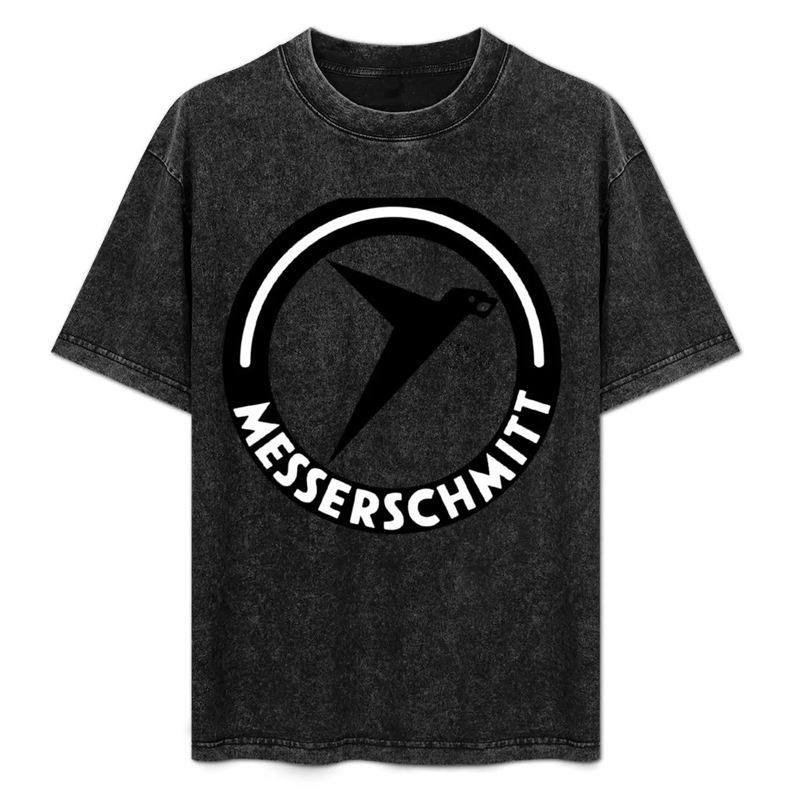 Messerschmitt Aircraft Logo -Black- (No Label) T-Shirt summer top hippie clothes rapper graphic tees men clothes