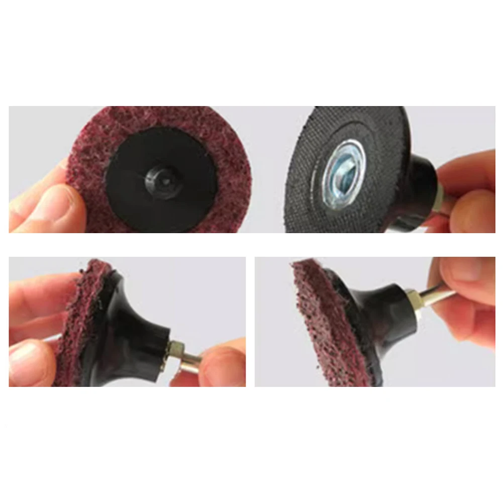 Rust Removal Yellow 2-inch Sanding Discs Secure Locking Mechanism Multiple Grit Options Coarse To Ultra-fine Grits
