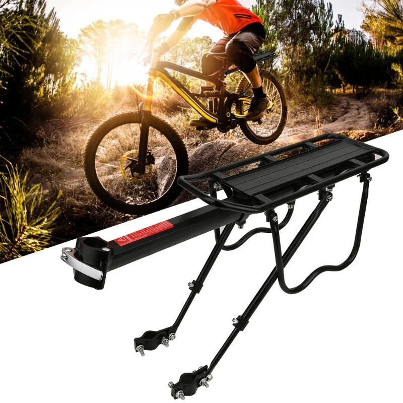 

Bicycle Rear Rack Shelf Luggage Carrier Bike Seatpost Bag Holder Cycling AccessoriesAluminum Alloy