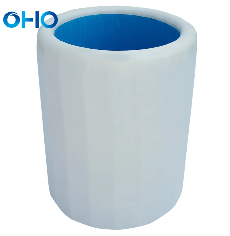OHO Wholesale Inflatable Drop Stitch Pool For Cold Therapy Cold Plunge Ice Bath Pod Barrel Tub For Recovery