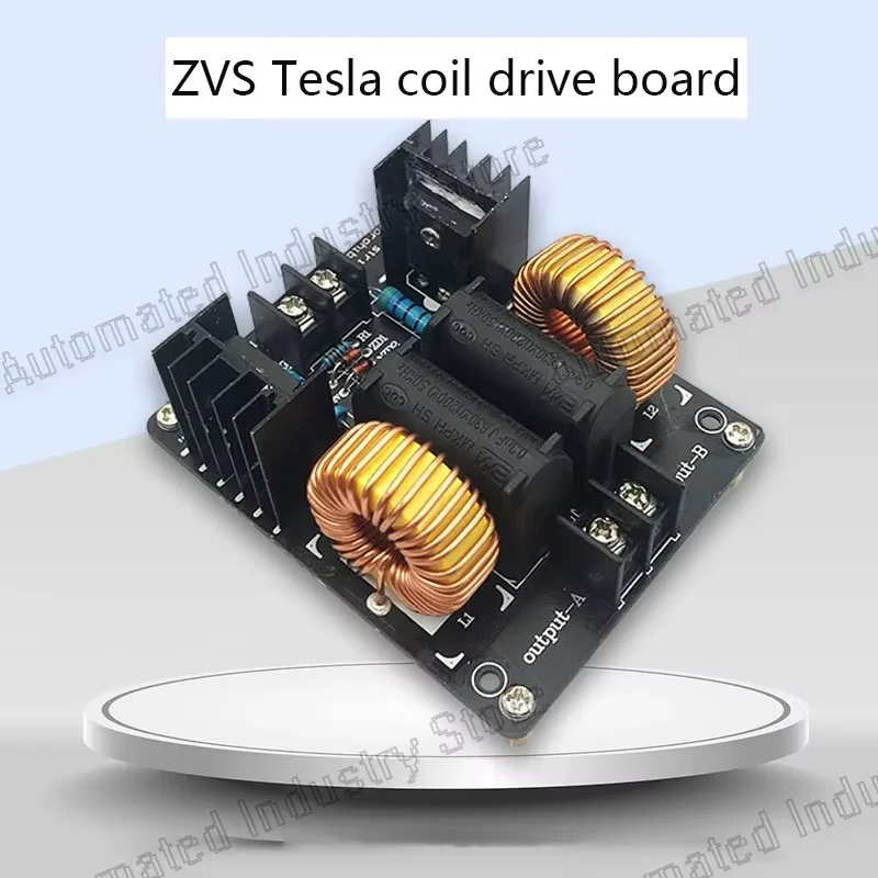 1000W 20A ZVS Tesla bobina potência módulo de bobina de aquecimento por indução de baixa tensão aquecedor de driver flyback