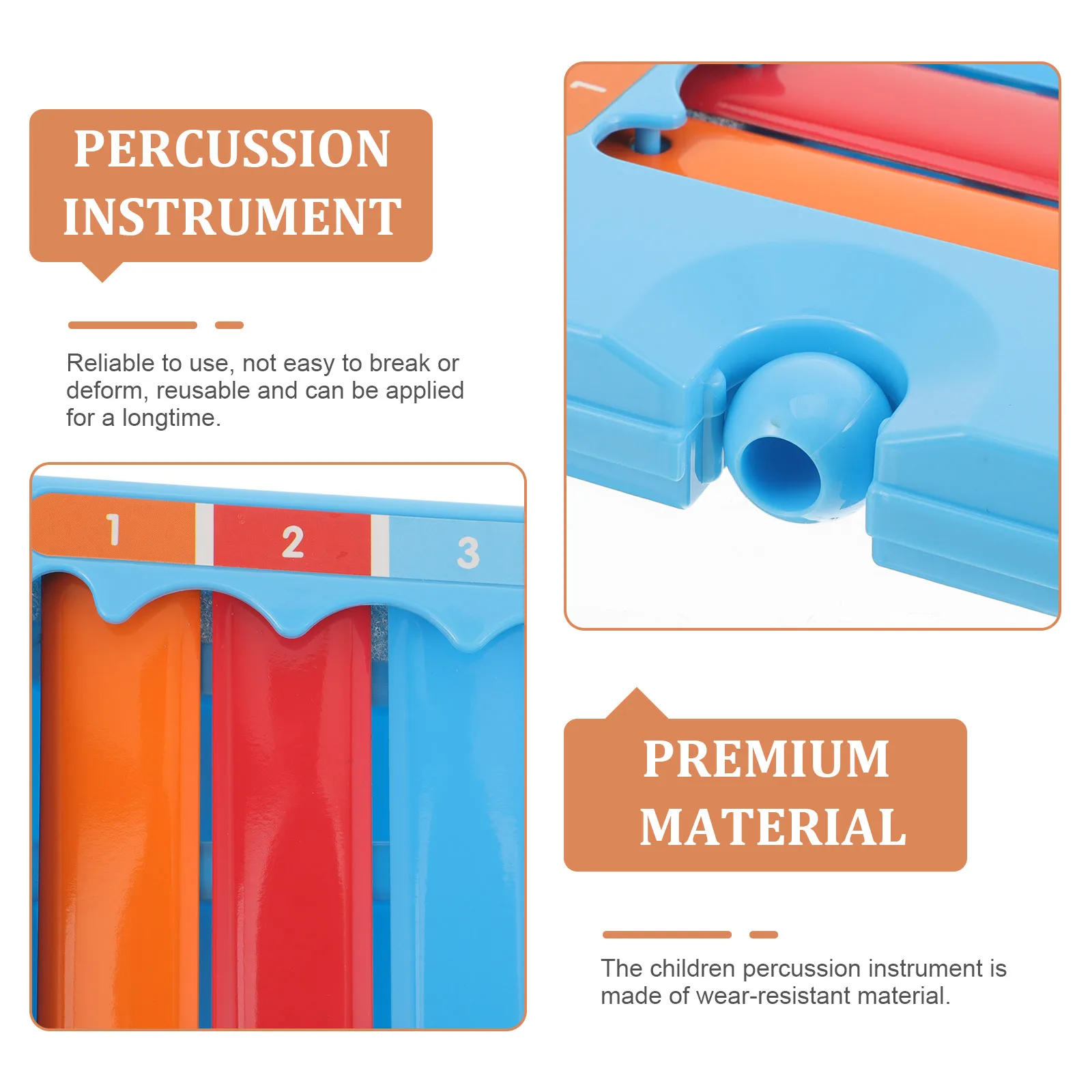 

1Set Knocking Piano Colorful 8-Note Percussion Educational Glockenspiel Music Gift for Children Xylophone for Toddler